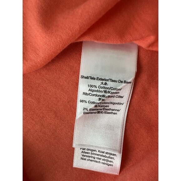 DKNY Sport Women's Rhinestone Layered Logo T-shirt Orange Size S - dp4t9672 - Picture 11 of 13